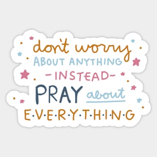 Don't Worry Collection Sticker